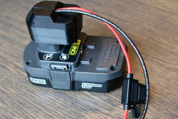 Ryobi Power Supply Adapter with In-line Fuse
