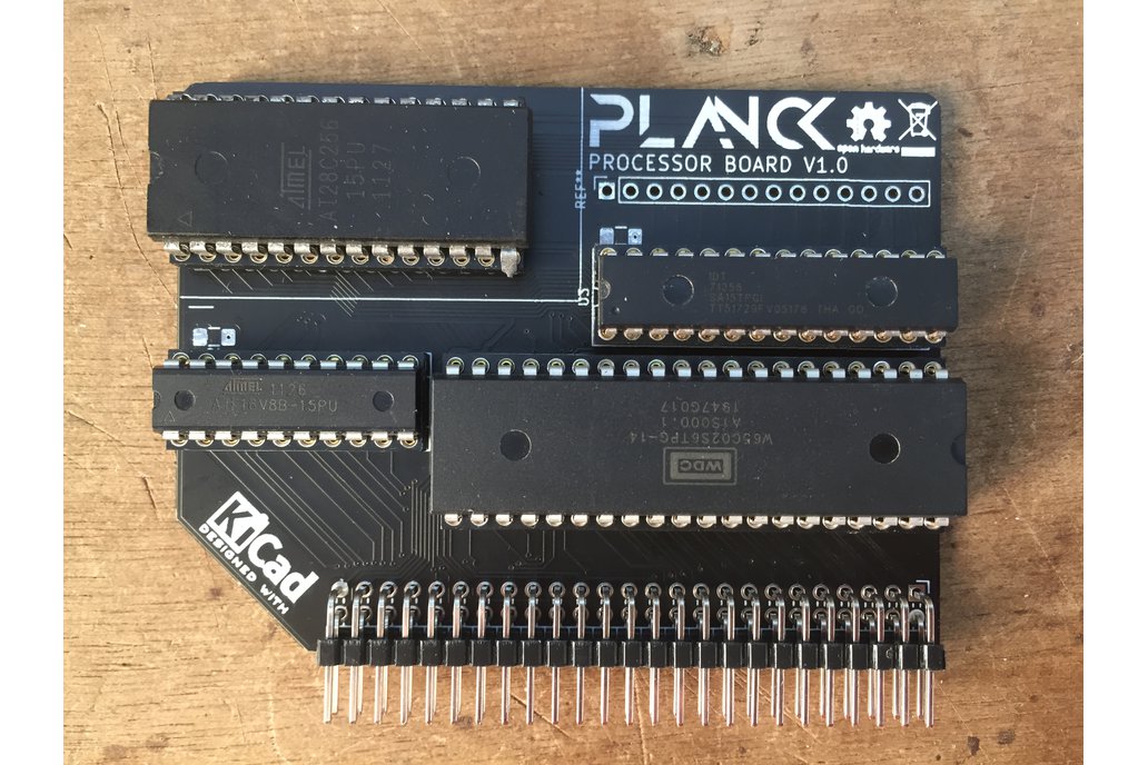 Planck 6502 CPU board 1
