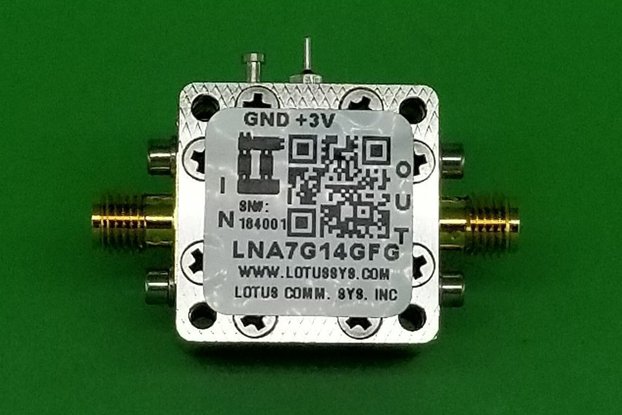 Amplifier LNA 1.8dB NF 7GHz to 14GHz