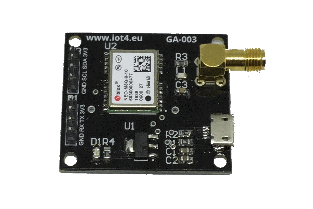 GA-003 NEO-M8 based GNSS receiver dev board 1