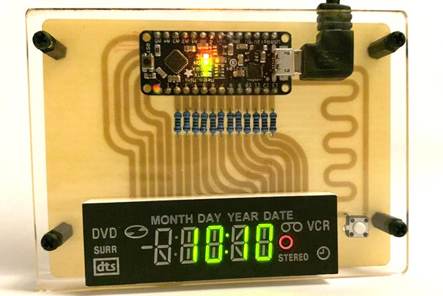 VCR LED Display Clock