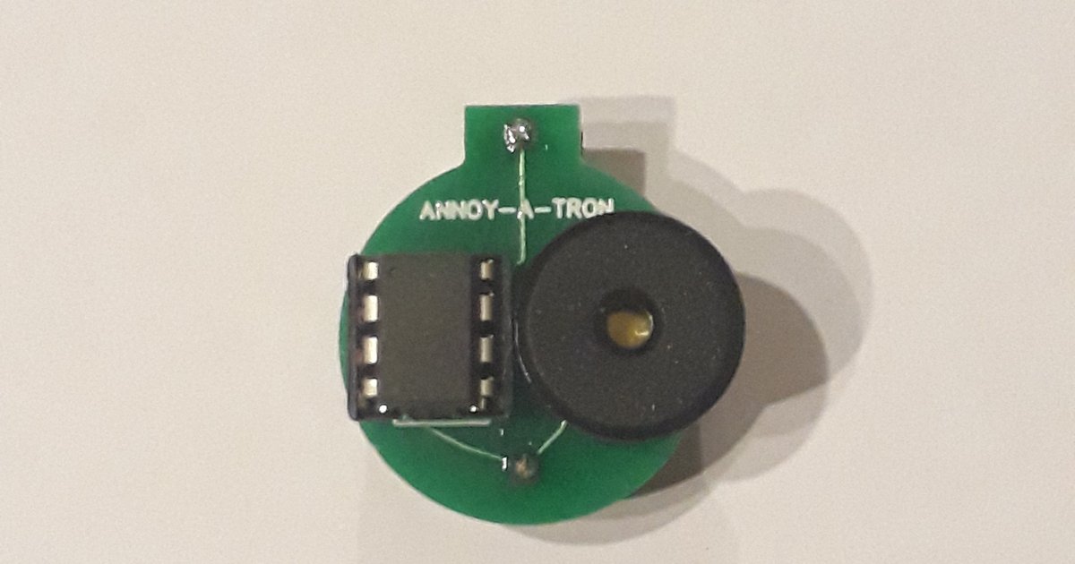 Drive Your Prank Victims Crazy With The Annoy-A-Tron - Tindie Blog