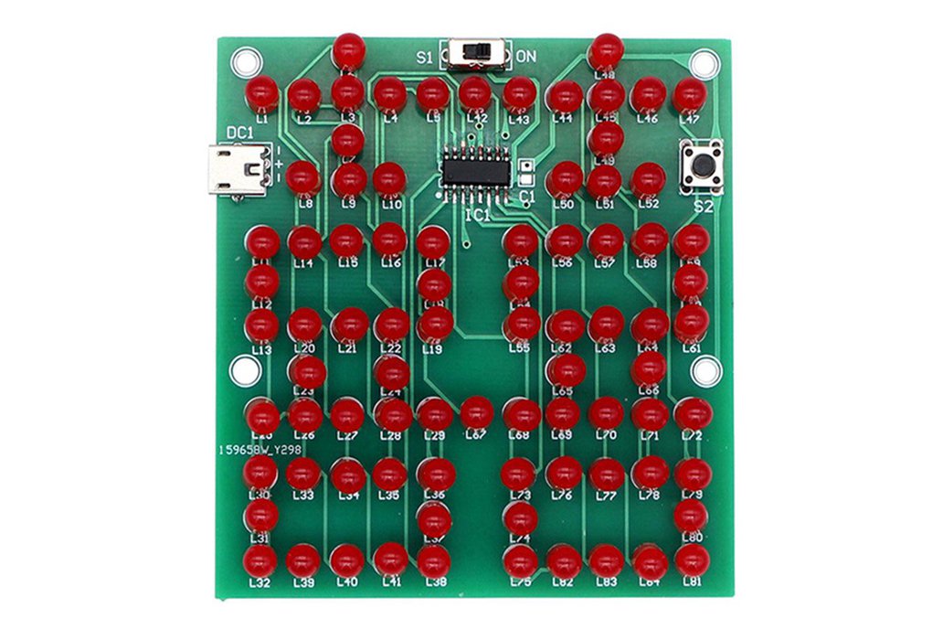 Red Double Happiness LED Light DIY Kits 1