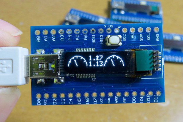 Zero LONG, a wider OLED SAMD21G18A board/w microSD