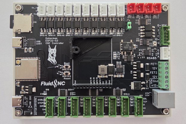 Doberman CNC Controller for ESP32-S3 and FluidNC