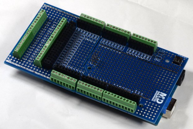 Screw-Block Proto-Shield System for Arduino, Combo