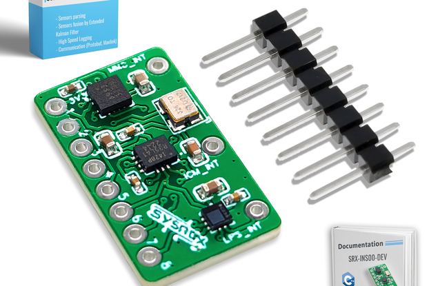 Sysrox IMU AHRS 10DOF ICM-42688 + MMC5983 + LPS22