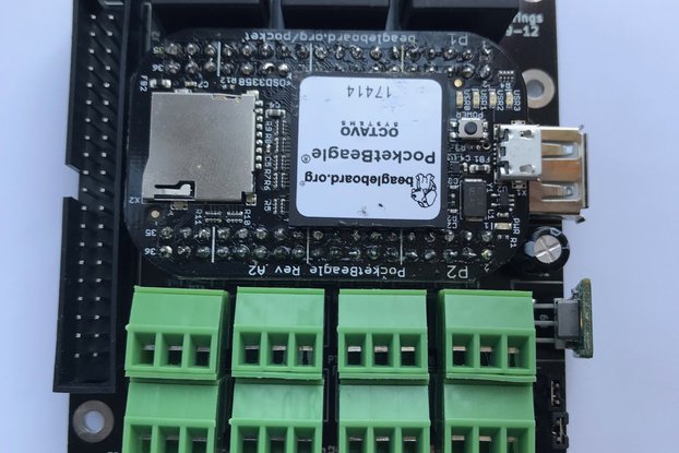 F8-PB LED Pixel Controller for PocketBeagle