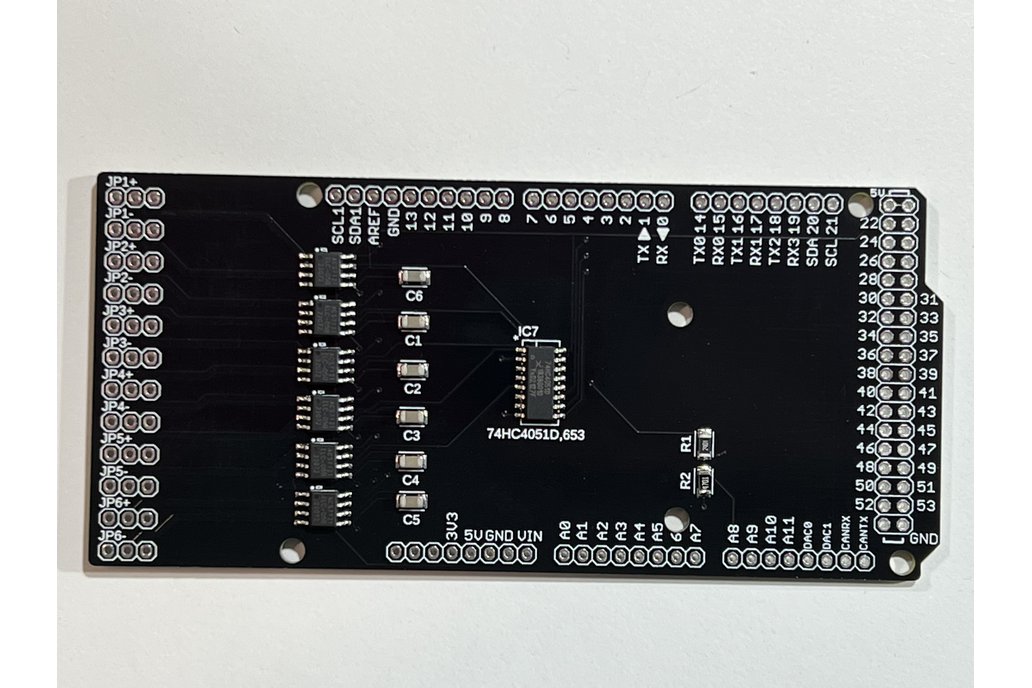Arduino Due 6-Channel Servo Current Sensor Shield 1