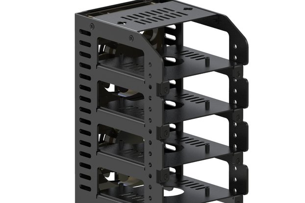 Cluster, Metal Rack Case with Protection Shield