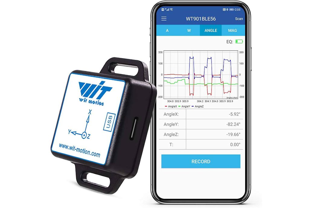 WT901BLECL MPU9250 IMU BLE 5.0 Accelerometer 1