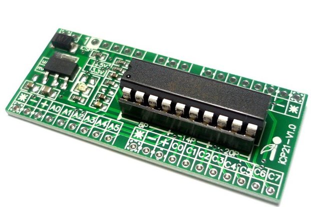 iCP21- Microchip 8, 14 & 20 pins PIC16﻿  IO Board