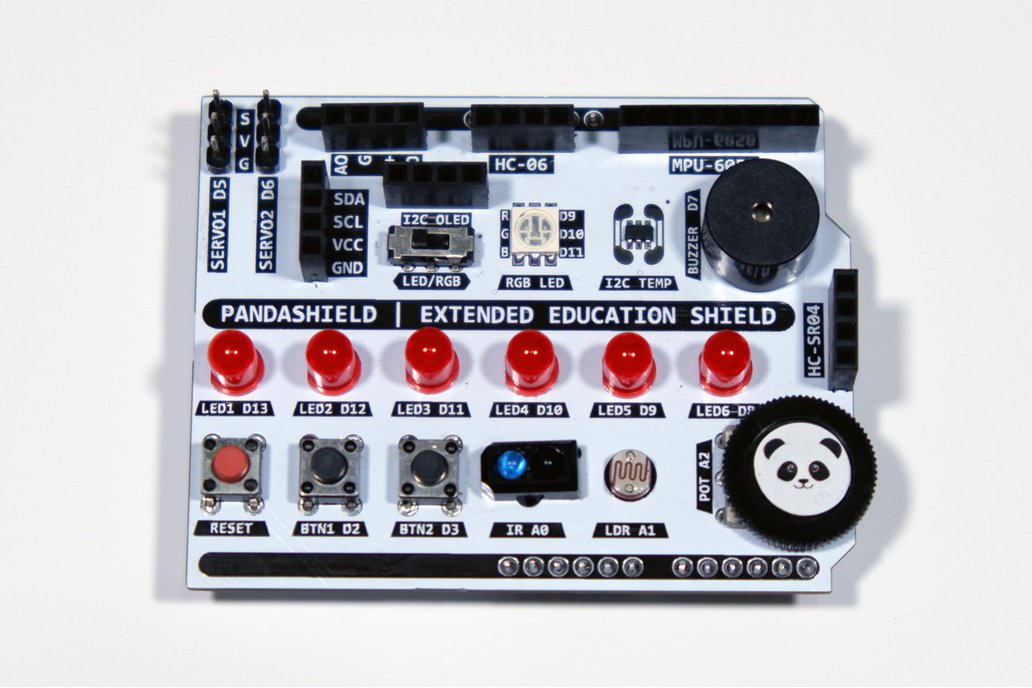 PandaShield | Extended Education Arduino Shield 1
