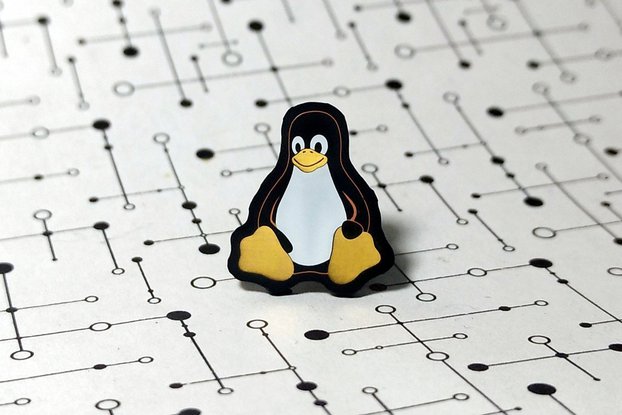Linux Tux Penguin PCB Lapel Pin