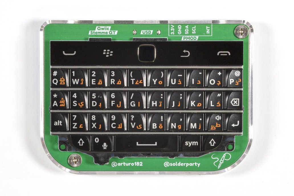 BB Q20 Keyboard with trackpad, USB/I2C/PMOD 1