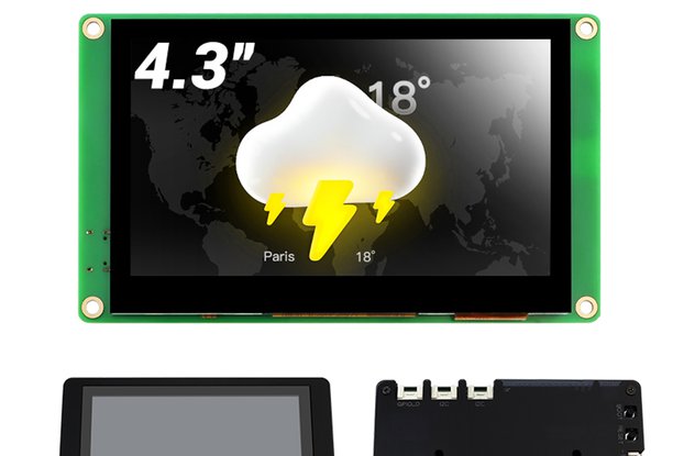 CrowPanel 4.3"-320*240 HMI Pico RP2040 Touchscreen