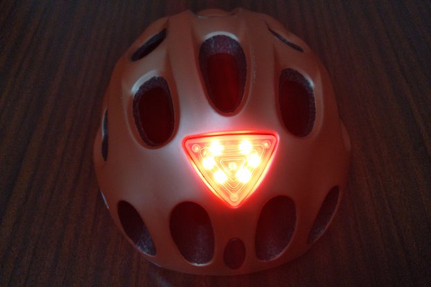 Rechargeable LED bicycle helmet light ACY