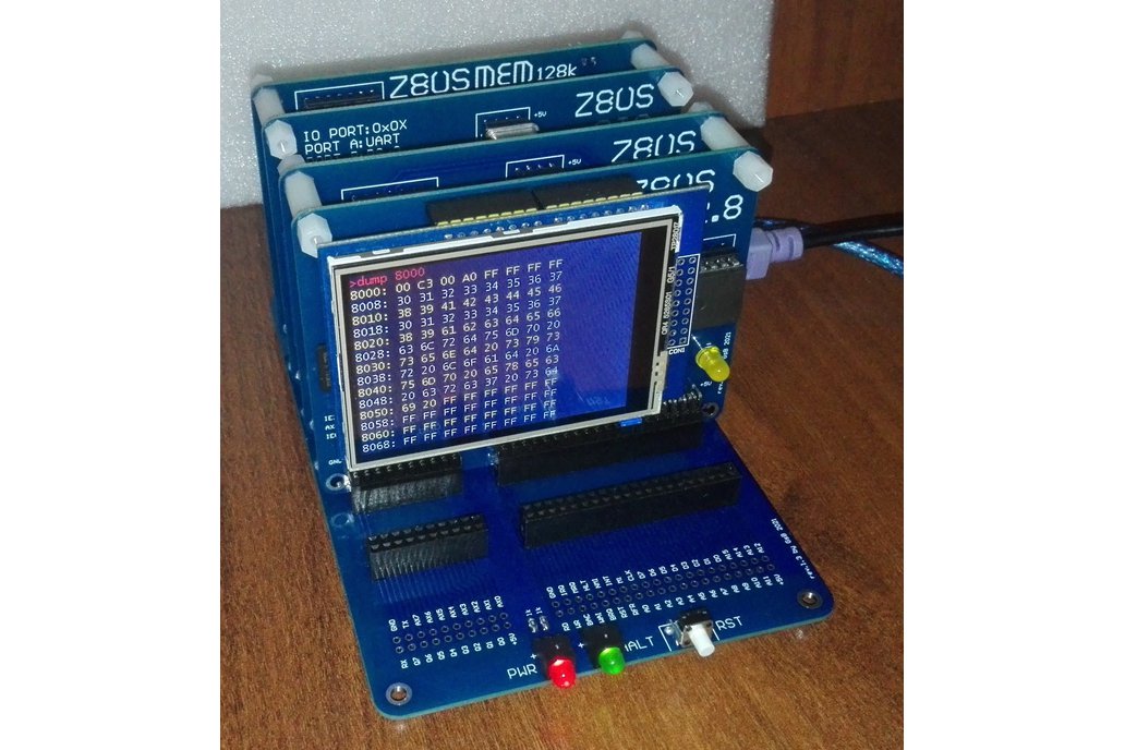 ZEUS - 8-bit hobby computer kit from GeorgySB on Tindie
