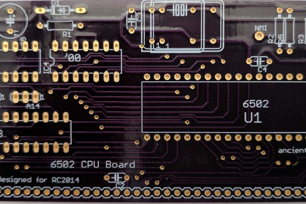 6502 CPU Board for RC2014