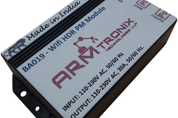 BA019: Wifi 30A Relay with Power Monitoring Board
