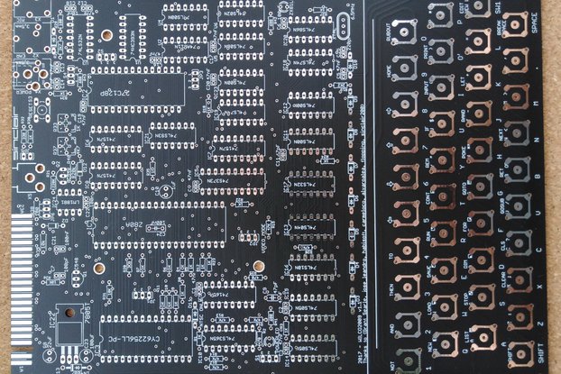 ZX8081 ZX81 ZX80 Wilco2009 rev1.1 PCB