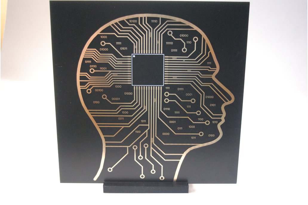 Micro Chip Brain / Black Hole PCB art 1