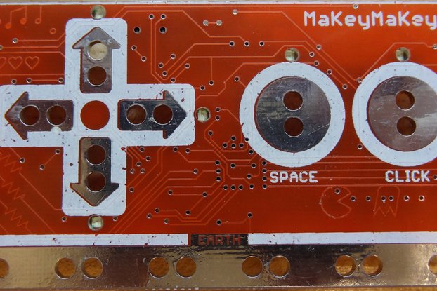 This is the PCB for the sparkfun MakeyMakey ver