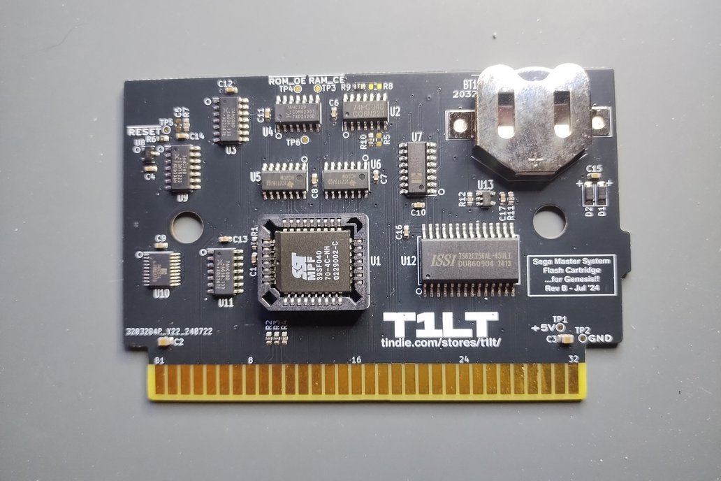Sega Genesis Flash Cartridge… for 8-bit SMS Games 1
