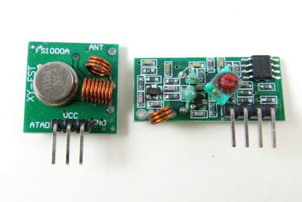 RF Transmitter + Receiver Pair