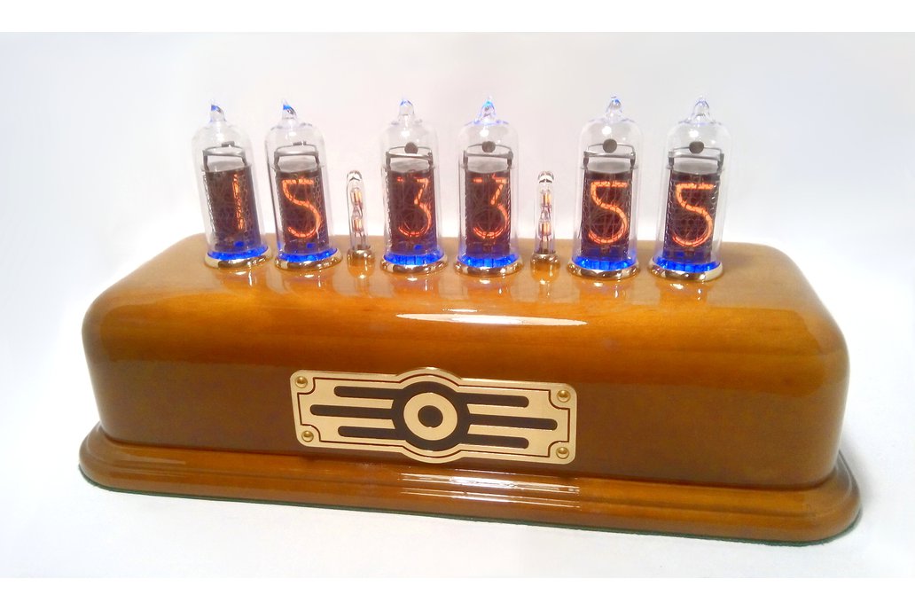 Vintage style Nixie Clock  IN-14 tubes 1