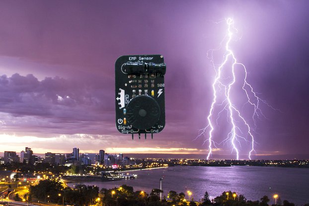 EMP sensor, detect lightning and other phenomena !