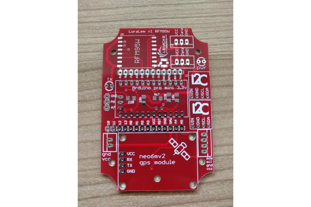 LoRaLem RFM95 LoRaWAN development board 1