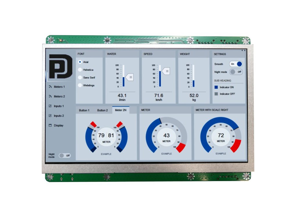 Industrial Touch HMI TFT Screen with I2C/UART 1
