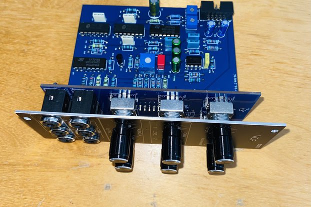 Euro Rack ladder VCF module