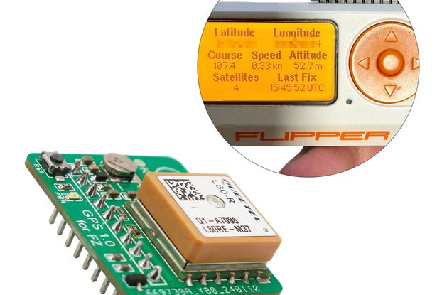 Flipper Zero GPS Module with Unleashed Firmware