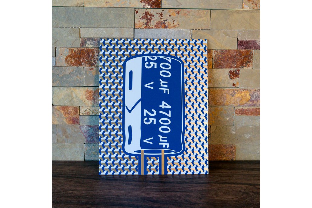 PCB Wall Art | Electrolytic Capacitor 1