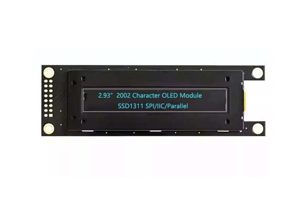 2.93" 2002 OLED Character Dispaly Module SPI I2C