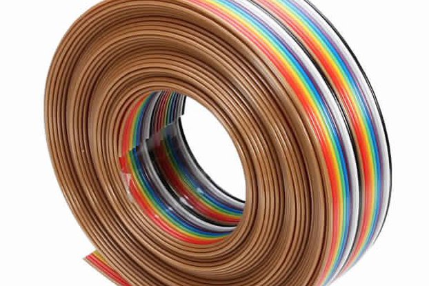 Geekcreit® 5M 1.27mm 20P DuPont Cable Rainbow