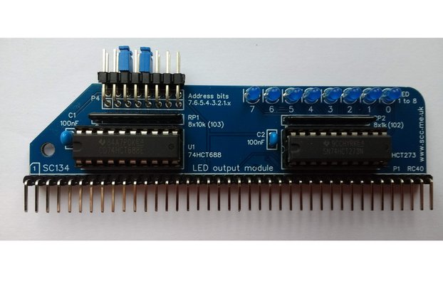 SC134 RCBus-40pin LED Output Module Kit for RC2014