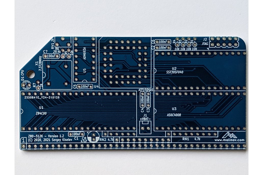 Z80-512K - RC2014-Compatible Module: PCB and CPLD 1
