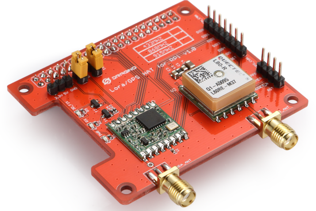 Raspberry Pi HAT featuring GPS and LoRa® technolog