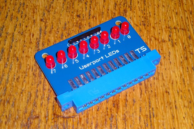Userport LEDs for PET/MiniPET/VIC20/MiniVIC/C64