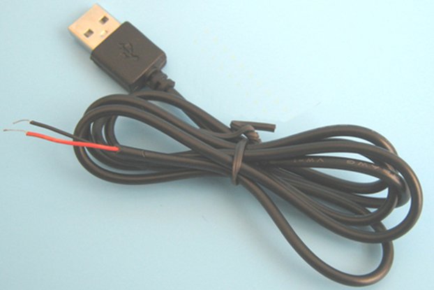 10PCS USB Power Wire, 100cm 5V USB Cable