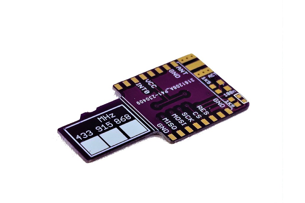 ArmaCard - SPI micro SD card to LoRa RFM95 adapter 1