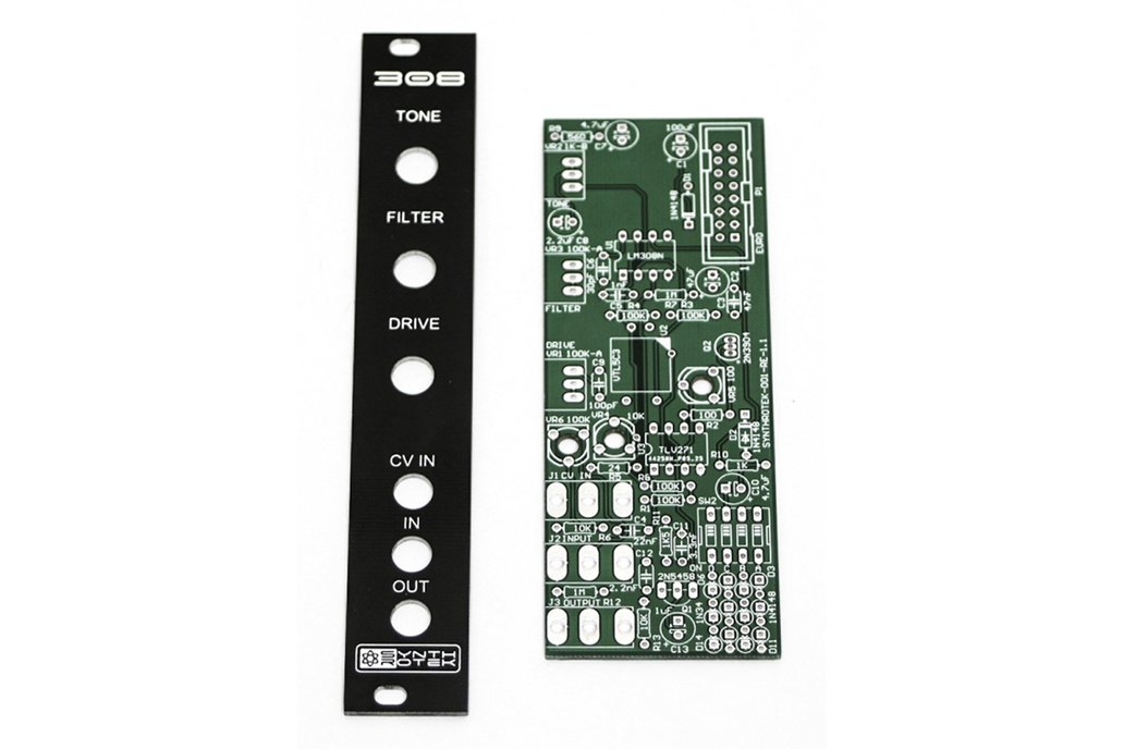 308 Distortion Eurorack Module PCB & Panel 1