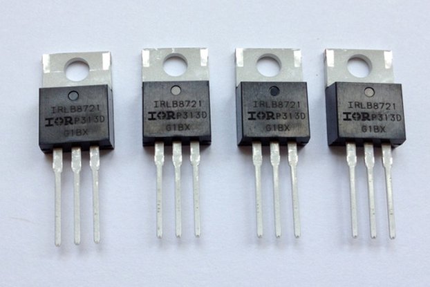 4x IRLB8721 MOSFETs