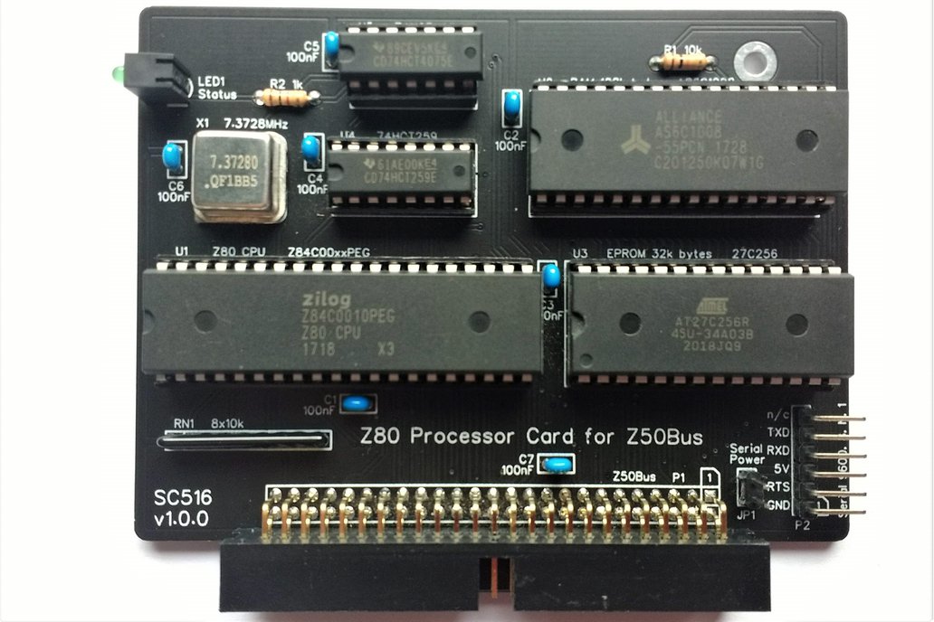 SC516 Z80 Processor Card Kit for Z50Bus 1