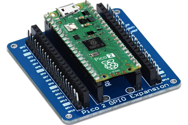 Raspberry Pi Pico GPIO Expansion Board with Pico 2