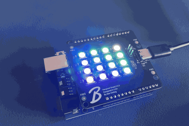 LED Matrix Shield For Arduino
