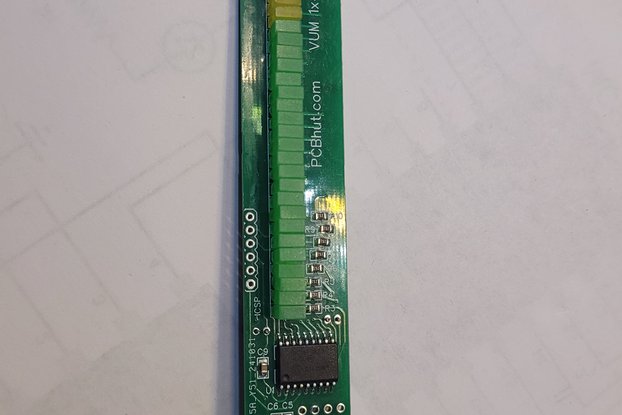 LED VU meter single 40 dot bar